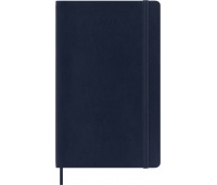 Daily planner MOLESKINE 2027, 12M, L, 13x21cm, soft cover, sapphire blue