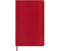Kalendarz dzienny MOLESKINE 2027, 12M, L, 13x21cm, miękka oprawa, scarlet red