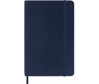 Kalendarz dzienny MOLESKINE 2027, 12M, P, 9x14cm, miękka oprawa, sapphire blue