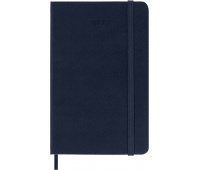 Kalendarz dzienny MOLESKINE 2027, 12M, P, 9x14cm, twarda oprawa, sapphire blue