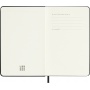 Kalendarz tygodniowy horyzontalny MOLESKINE 2026/27, 18M, P, 9x14cm, twarda oprawa, czarny, Kalendarze, Zeszyty i bloki