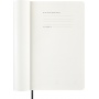 Kalendarz tygodniowy horyzontalny MOLESKINE 2027, 12M, L, 13x21cm, miękka oprawa, czarny, Kalendarze, Zeszyty i bloki