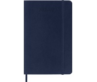 Weekly planner MOLESKINE 2026/27, 18M, P, 9x14cm, soft cover, sapphire blue