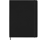 Kalendarz tygodniowy MOLESKINE 2026/27, 18M, XL, 19x25cm, twarda oprawa, czarny