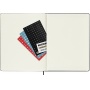 Kalendarz tygodniowy MOLESKINE 2026/27, 18M, XL, 19x25cm, twarda oprawa, czarny, Kalendarze, Zeszyty i bloki