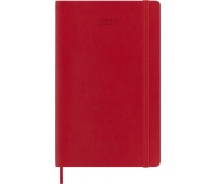 Kalendarz tygodniowy MOLESKINE 2027, 12M, L, 13x21cm, miękka oprawa, scarlet red