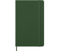 Weekly planner MOLESKINE 2027, 12M, L, 13x21cm, hard cover, myrtle green