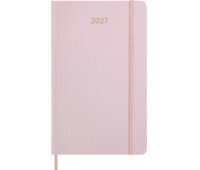 Weekly planner MOLESKINE 2027, 12M, L, 13x21cm, limited edition, synthetic snakeskin, box, bordeaux