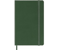 Kalendarz tygodniowy MOLESKINE 2027, 12M, P, 9x14cm, twarda oprawa, myrtle green