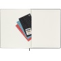 Kalendarz tygodniowy wertykalny MOLESKINE Pro 2027, 12M, XL, 19x25cm, twarda oprawa, czarny, Kalendarze, Zeszyty i bloki
