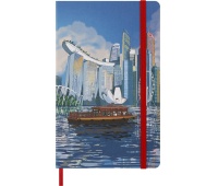 Notebook MOLESKINE limited edition Singapore, L, ruled
