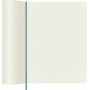 Notebook MOLESKINE, XL extra large, plain, soft cover, turquoise