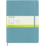 Notebook MOLESKINE, XL extra large, plain, soft cover, turquoise