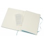 Notebook MOLESKINE, XL extra large, plain, hard cover, turquoise