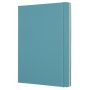 Notebook MOLESKINE, XL extra large, plain, hard cover, turquoise