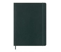 Notebook MOLESKINE Pro, limited edition Boa Synthetic, XL, ruled, green, box
