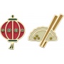 Set of 2 pins MOLESKINE Countries, China