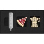 Set of 2 pins MOLESKINE Countries, Italy