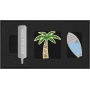 Set of 2 pins MOLESKINE Countries, USA West Coast