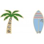 Set of 2 pins MOLESKINE Countries, USA West Coast