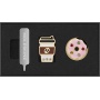 Set of 2 pins MOLESKINE Countries, US East Coast, Coffee Cup & Doughnut