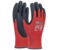 Cut-resistant gloves DONAU SAFETY DS-NIT Anti-Cut C, size 8, red