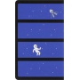Notebook MOLESKINE Volant NASA, L, PL, Glow in the Dark