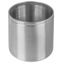 Kosz na śmieci stołowy DONAU PROFESSIONAL, 1,5l, srebrny mat, Kosze metal, Wyposażenie biura
