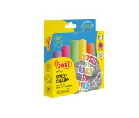 Sidewalk chalk JOVI, 6 pcs, assorted colors