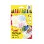 Markers JOVI, fine, 12 pcs, assorted colors