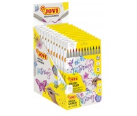 Brush Markers JOVI, brush tip, double-sided, 12 pcs, assorted colors