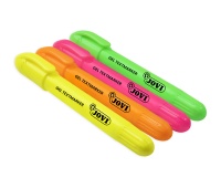 Gel highlighters JOVI, neon, 4 pcs, assorted colors