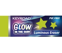 Gumka do ścierania KEYROAD Luminous, fluorescencyjna, pakowane na displayu, mix kolor&oacute;w