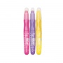 Hair chalk KEYROAD, with comb, 3 pcs., blister, pink, purple, yellow