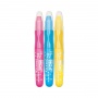 Hair chalk KEYROAD, with comb, 3 pcs., blister, pink, blue, yellow