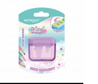 Temper&oacute;wka plastikowa KEYROAD Pastel, potr&oacute;jna, z pojemnikiem, blister, mix kolor&oacute;w