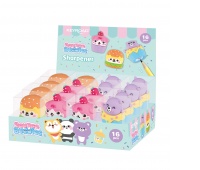 Plastic sharpener KEYROAD Bounce Buddies, single, packaged on a display, assorted colors