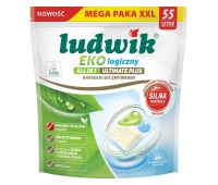 Eco-friendly dishwasher capsules LUDWIK All in 1 Ultimate Plus, 55 pcs.