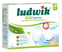 Eco-friendly dishwasher tablets LUDWIK All in 1, 40 pcs.