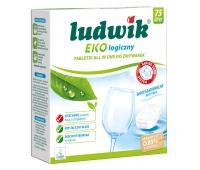 Eco-friendly dishwasher tablets LUDWIK All in 1, 75 pcs.