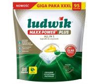 Dishwasher capsules LUDWIK Maxx Power, 95 pcs., lemon
