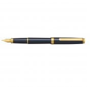 Fountain pen Platinum BISO Nebula Black F, boxed, black