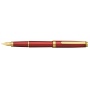 Pi&oacute;ro wieczne Platinum BISO Flame Red F, w pudełku, czerwone, Pi&oacute;ra, Artykuły do pisania i korygowania