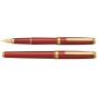 Pi&oacute;ro wieczne Platinum BISO Flame Red F, w pudełku, czerwone, Pi&oacute;ra, Artykuły do pisania i korygowania