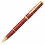 Pi&oacute;ro wieczne Platinum BISO Flame Red F, w pudełku, czerwone, Pi&oacute;ra, Artykuły do pisania i korygowania
