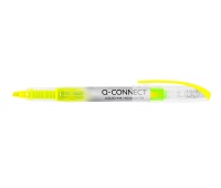 Zakreślacz Q-CONNECT, 1&ndash;4mm, ż&oacute;łty