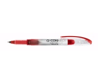 Rollerball pen Q-CONNECT Taurus, 0.4mm line width, 0.7mm tip diameter, red