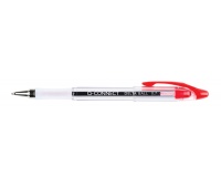 Ballpoint pen Q-CONNECT Delta, with replaceable refill, 0.7mm, red