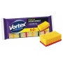 Kitchen sponge VORTEX Extra, 5+2 pcs., assorted colours
