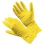Household gloves DONAU HOME, size M, 1 pair, yellow